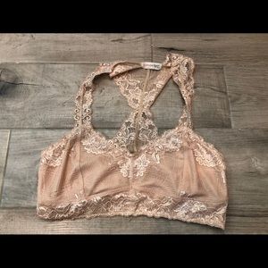 Large lacy bra